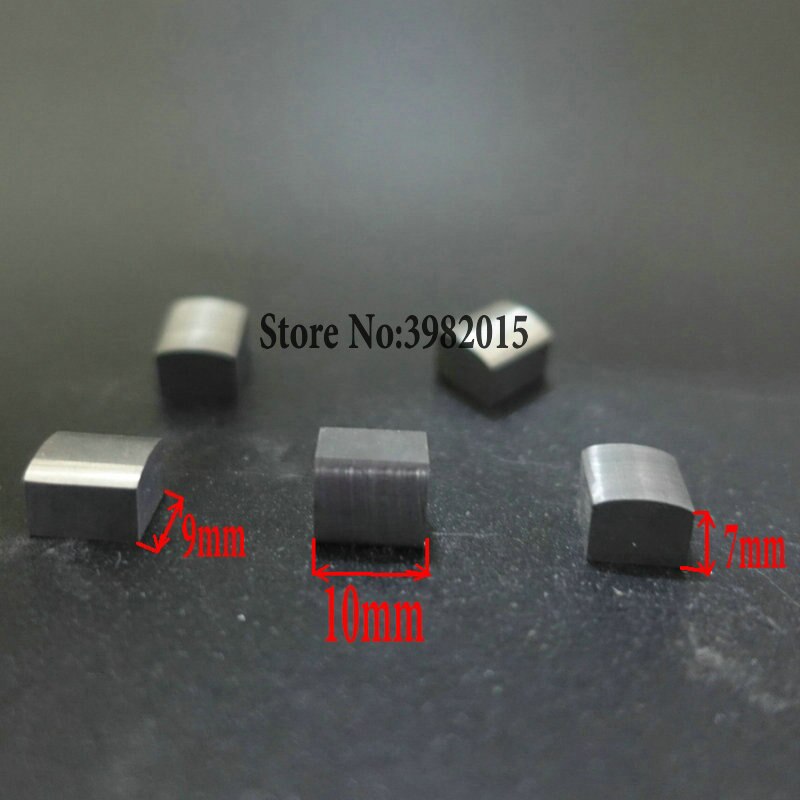 EDM Wire Cutting Machine YG8 Tungsten Carbide Power Feed Contact L10*W9*Thickness7mm