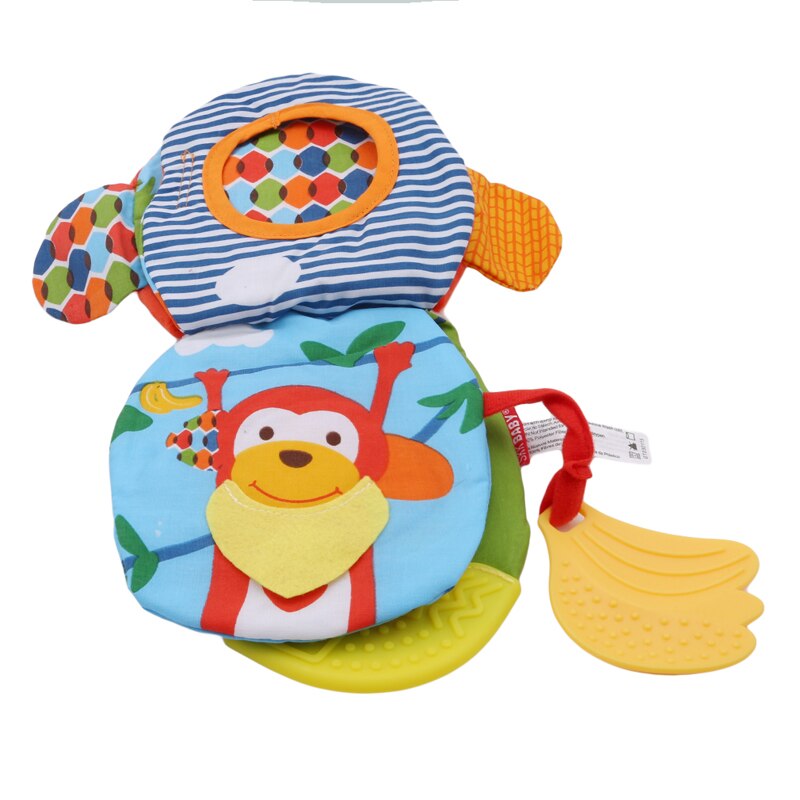A Forma di animale Burattino di Mano Del bambino \'s Libro di Panno Giocattoli Madre e Del bambino Interattivo comfort Giocattolo Apprendimento Precoce Del bambino Sonagli