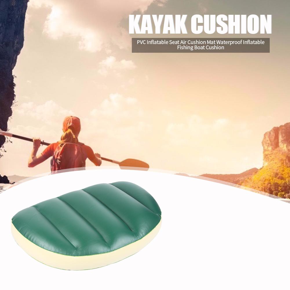 PVC Inflatable Seat Air Cushion Safety and Reliability Compressive Resistance Durable Outdoor Fishing Boat Kayak Cushion Mat