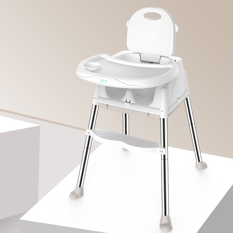 Baby Eetkamerstoel Multifunctionele Opvouwbare Draagbare Kinderstoel Bb Eettafel Stoel Stoel Kind Eetkamerstoel: Beige(four rounds)