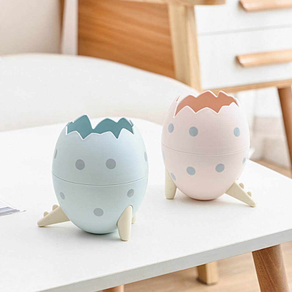 Jajo dinozaura kształt makijaż szczotka schowek uchwyt na kosmetyki narzędzia robić makijażu obsadka robić pióra stojak stolik z organizerem pojemnik na ołówki