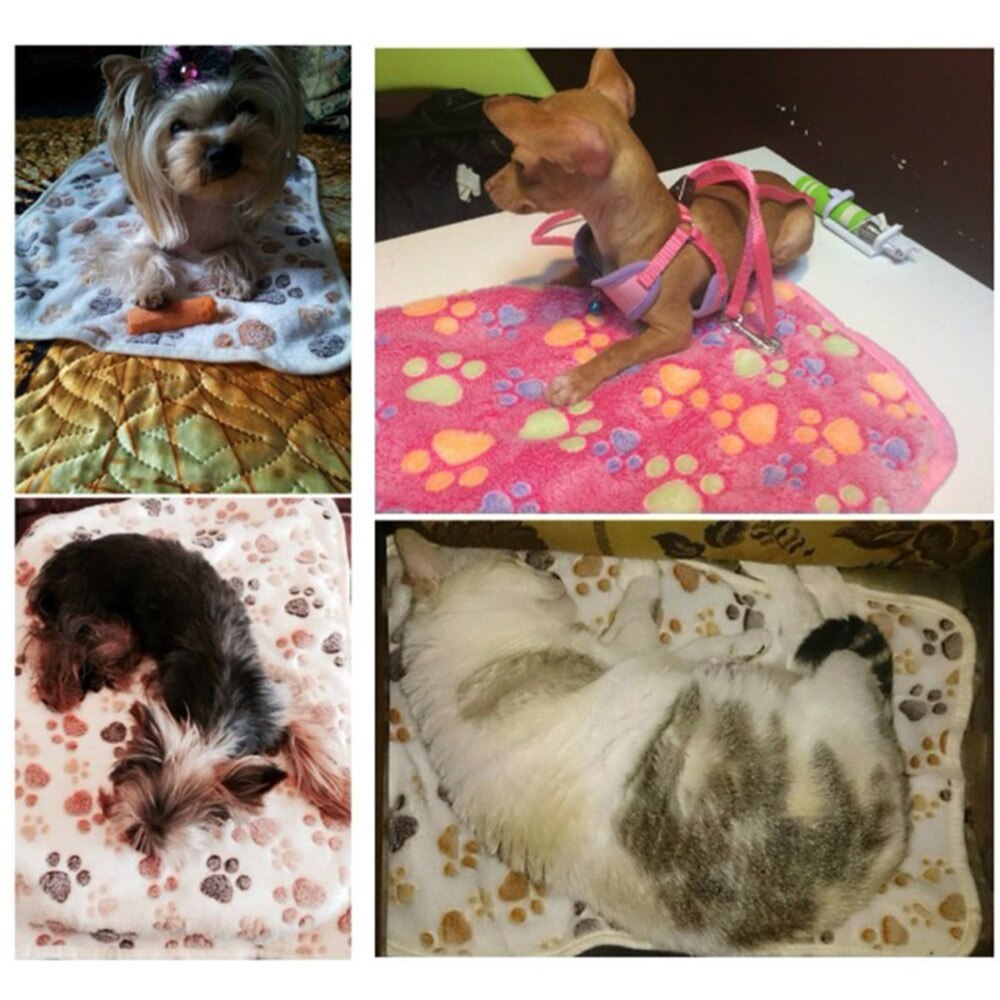 HEYPET Hund Bett Katze Matten Haustier Decke Weichen Korallen Vlies Pfote Fuß Druck Warmen Schlaf Betten Abdeckung matt Für Kleine Mittel Hunde Katzen Haustier