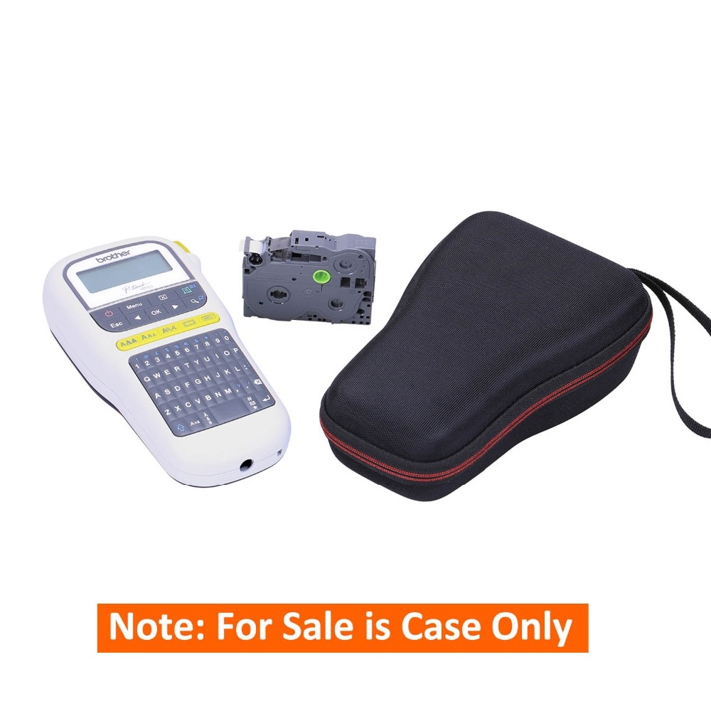 LTGEM EVA Hard Case voor Brother P-Touch PTH110 & PT-H100 Draagbare Label Maker-Reizen Beschermende Draagtas opbergtas