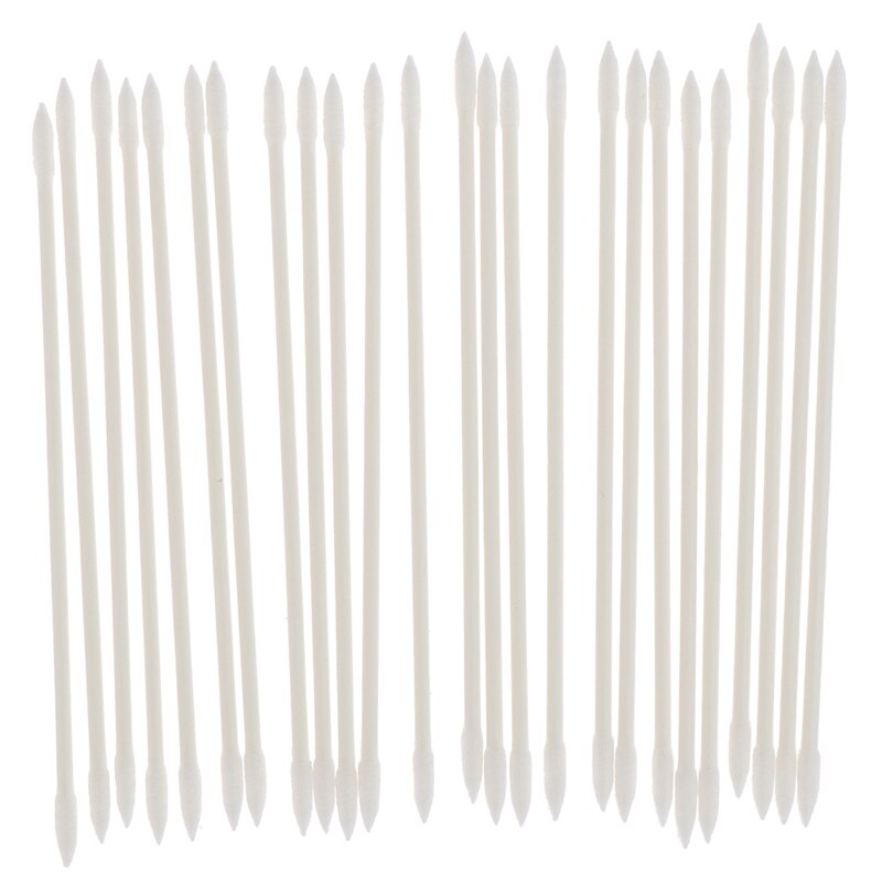 25 Stks/pak Dubbele Hoofd Wattenstaafje Baby Vrouwen Make-Up Wattenstaafjes Tip Voor Medische Wood Sticks Neus Oren Schoonmaken Gezondheid zorg