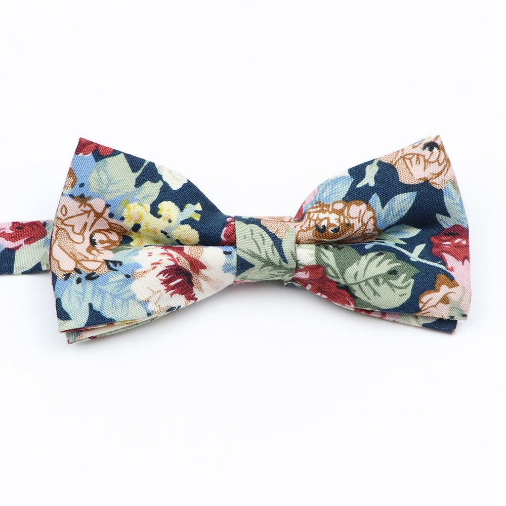 Nuevos pajaritas florales coloridas, corbatas de pajarita con estampado de algodón a la para niños, trajes de de boda para niños, corbatas de mariposa