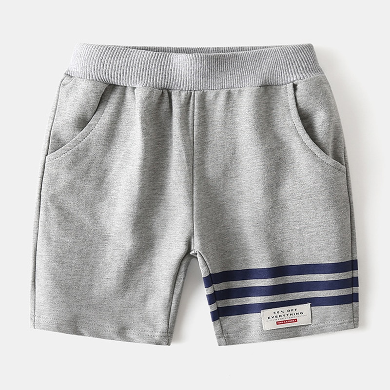 Pantalones cortos deportivos de verano para niños, Shorts de playa informales de algodón, transpirables, suaves, de 2 a 10 años
