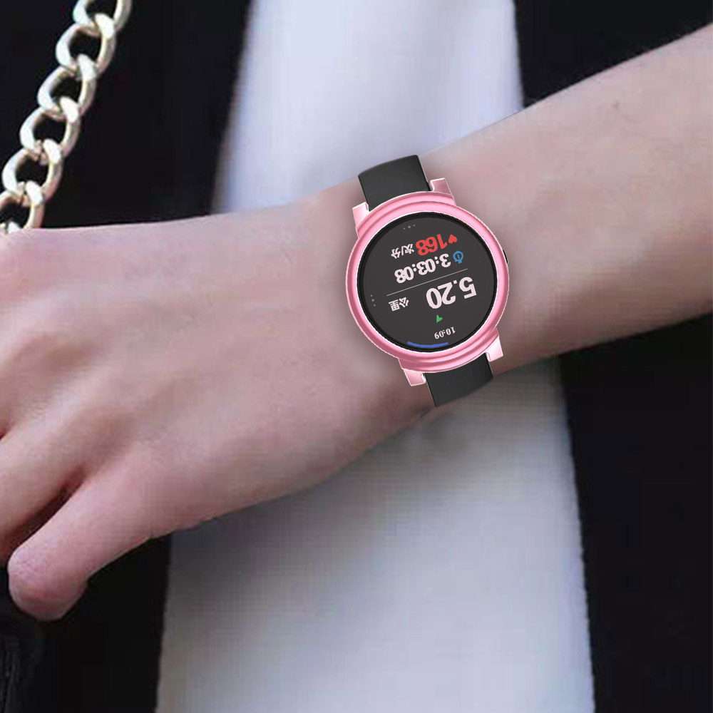 Cover til ticwatch e smart ur sag til tic watch e soft tpu silikone beskytter kofanger ultra-tynd ramme urbånd tilbehør