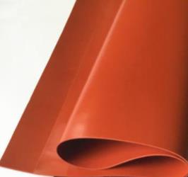 1.5mm/2mm/3mm Red/Black Silicone Rubber Sheet 500X500mm Black Silicone Sheet, Rubber Matt, Silicone Sheeting for Heat Resistance: rust red / 1mm
