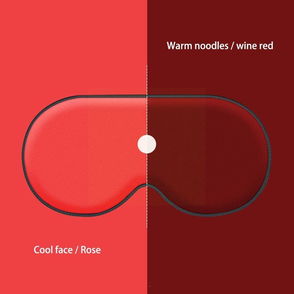 Double-sided Sleep Eye Mask Shading Natural Sleep To Ice Eye Breathable Relieve Help Relax Eyepatch Shredded Sleep Rest Fat Y3Z5