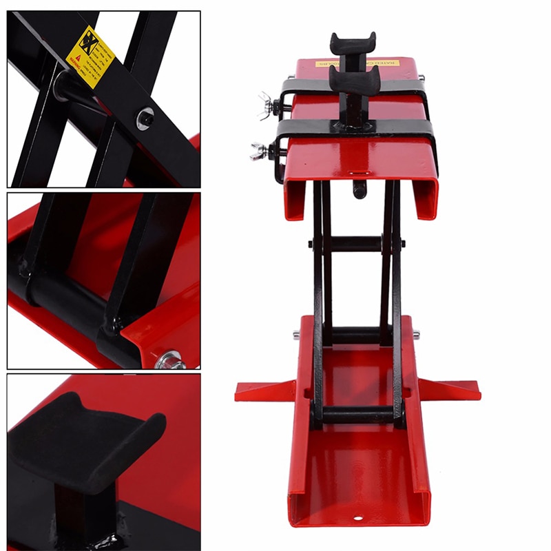 500KG Schere hissen Jack Hebe KräNe Motorrad Reparatur Stand Zentrum Schere Aufzug hissen Werkstatt Bank Hebe Werkzeug (450*150mm)