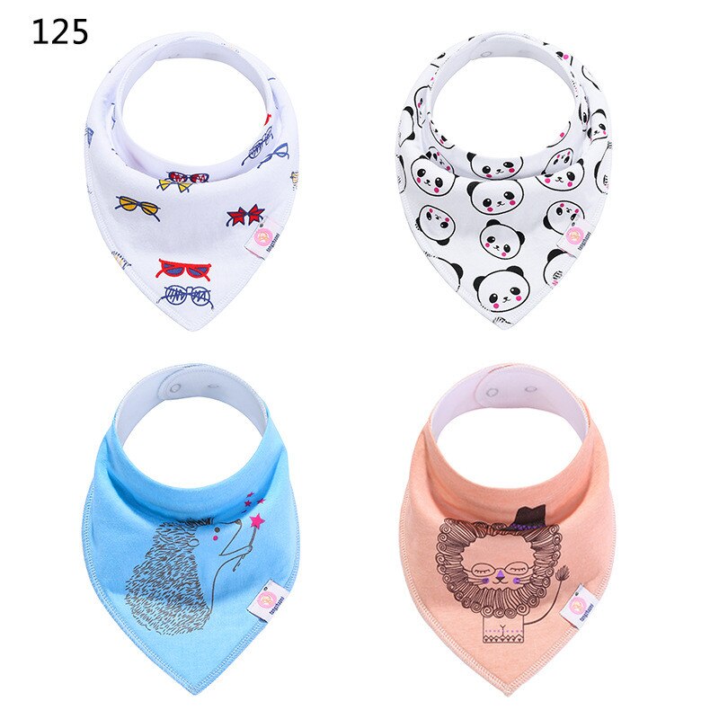 Di vendita caldo bandana del bambino di trasporto bavaglini cute triangolare tovagliolo della saliva del bambino panni del burp Set Regalo Per Le Ragazze Jewel Set del bambino bandana bava bavaglini: bandana bibs 125