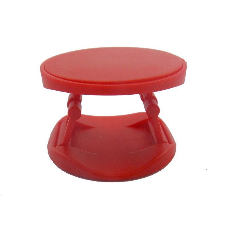 Luxury Foldable Phone Stand Holders For Smartphones and Tablets Mobile Phone Universal Finger Ring socket phone Holder: Red
