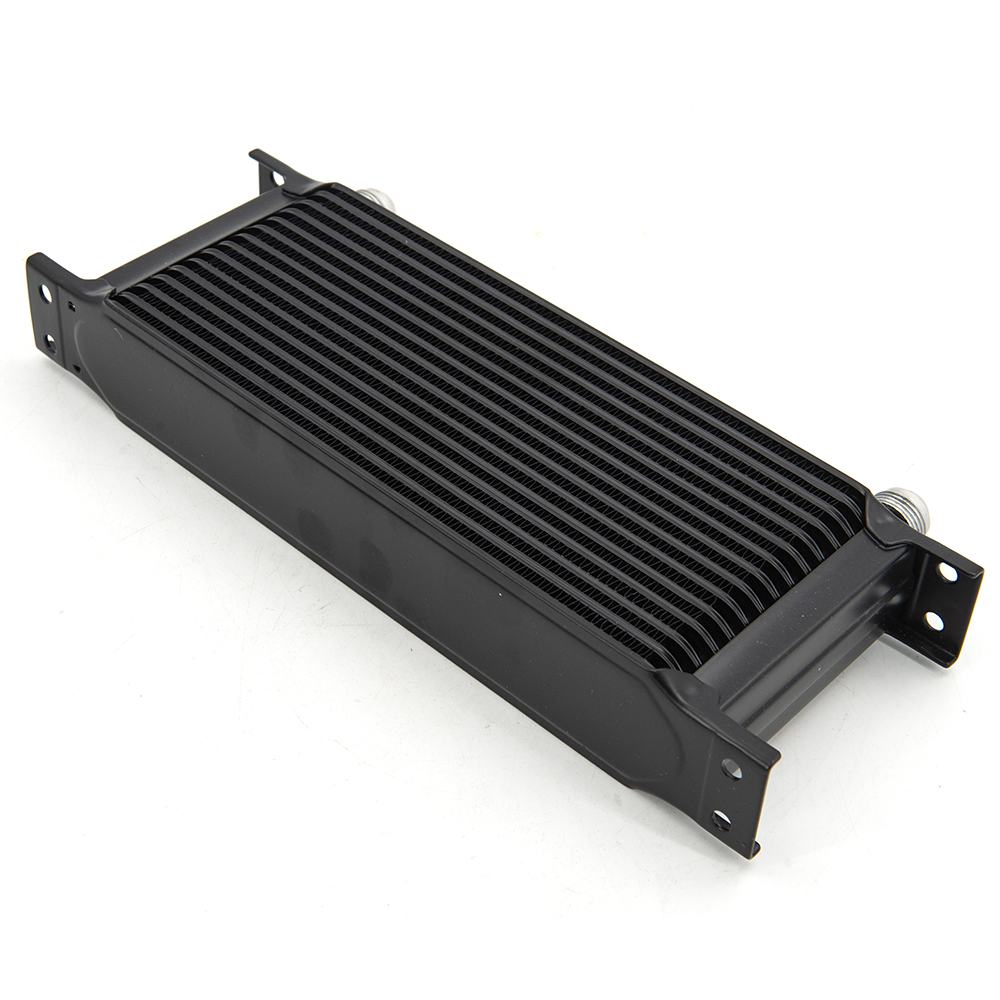 CSKS Universal AN10 Oil Cooler – Bar & Plate, 9.5x5.5x1.58, Silver