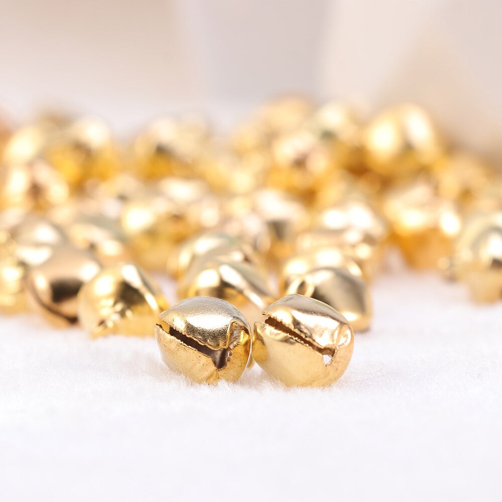100Pcs Jingle Bells Kleine Decoratie Supply Speelgoed Voor Kerst Bruiloft Sieraden Xmas