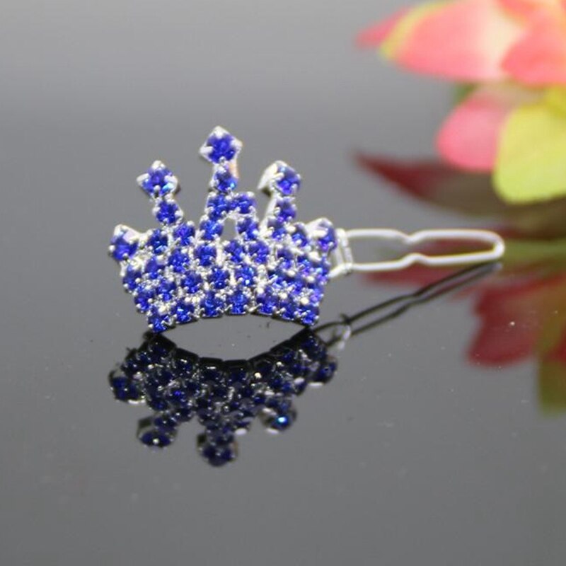 Smuk kæledyrslegering hårspænde rhinestone stil hund hovedbeklædning sød sløjfe blomst hårnåle multifarve hunde hår tilbehør: Stil 3