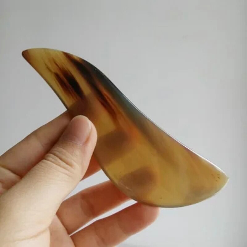 gua sha massage tool Scraper Natural Handmade White Buffalo Material Face Facial Eye Pressing Scratch Guasha Board Gua Sha