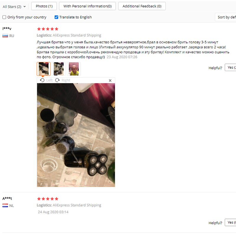 5in1 Men's wet dry use shaver electric razor rechargeable bald head shaving machine face beard hair cleaning shaver