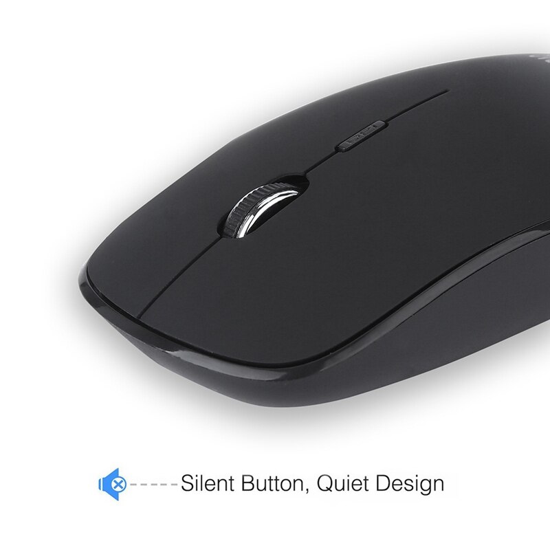 Wireless Keyboard and Mouse Set 2.4GHz Ultra Thin Full Size Wireless Keyboard Mouse for Laptop PC Desktop Office