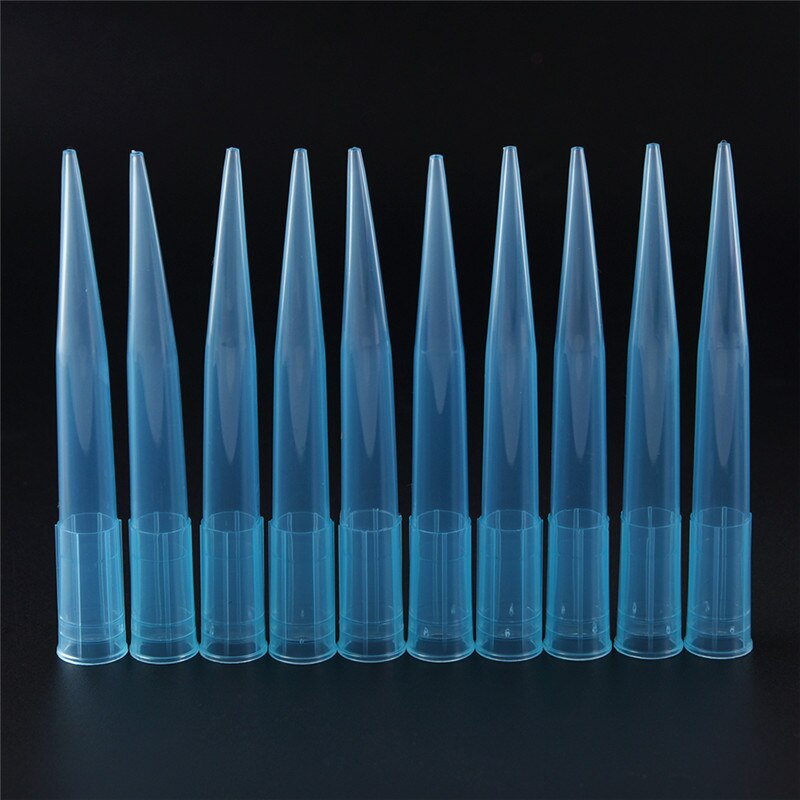 500 Uds 1ml 1000ul Pipettor punta Premium Microchemical científica pipetas llenas de líquidos punta para boquilla accesorios suministros de laboratorio