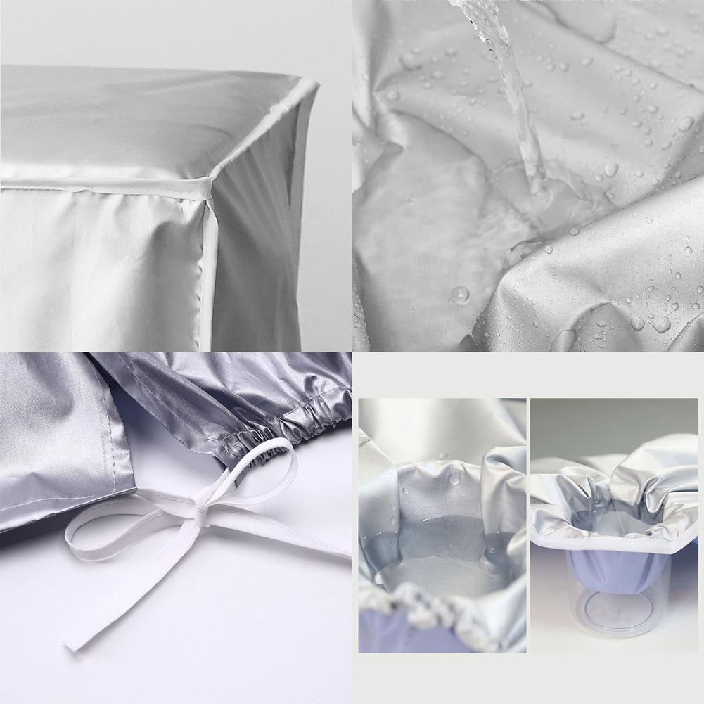 3Sizes Outdoor Air Conditioning Waterproof Dust Cover Window Air Conditioner Rain Snow Covers Washable Cleaning Protection Case