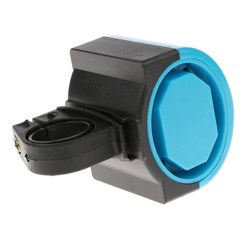 Mtb racefiets fiets elektronische bel luide claxon fietstoeter sirene houder: Blauw