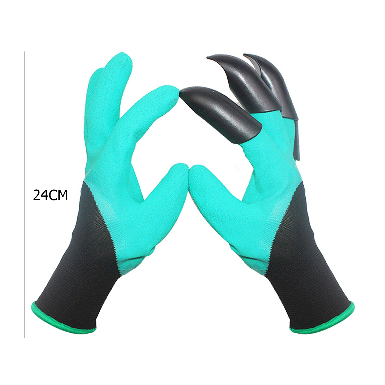 4Pcs Glove Plastic Claw Portable Planting Digging Protective Safety Party Decor ABS Gloves Supplies Garden Planting Tool: 1