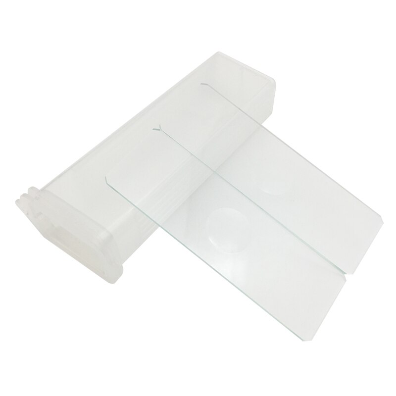 5PCS Reusable 1" x 3" Laboratorial Double Concave Biological Microscope Blank Glass Slides Lab Consumables for Liquid Specimen