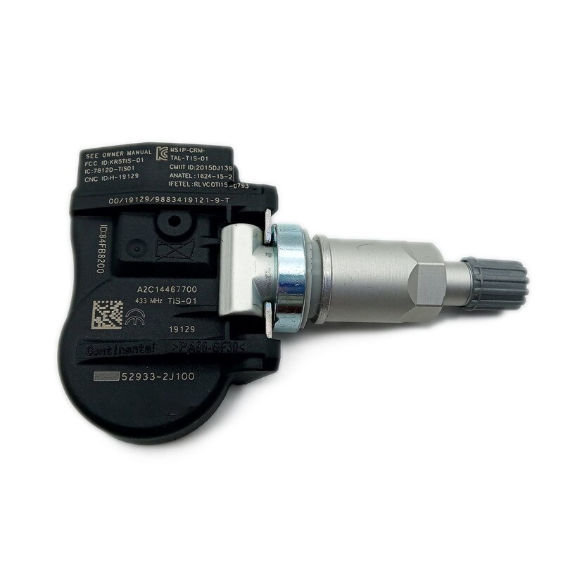 4 kpl tpms pyörän rengaspaineanturi 52933-2 j 100 529332 j 100 hyundai verna solarisille kia sorento