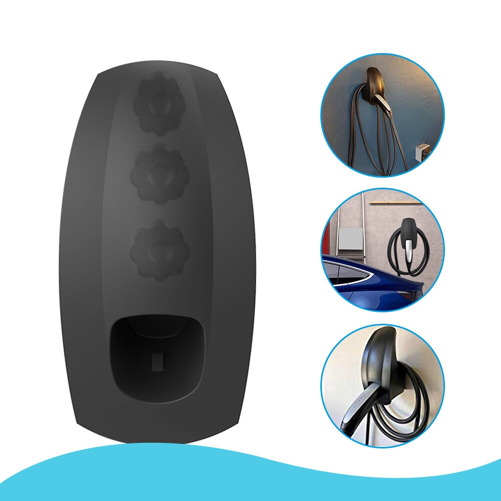 Car Holder Charging Cable Organizer for Tesla Motors Wall Mount Connector Cable Organizer Stand Bracket Charger Holder Adapter