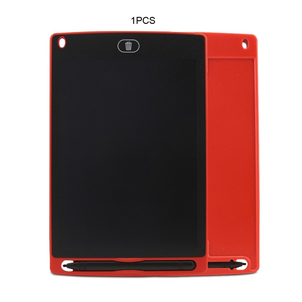 8.5 Inch Portable Smart LCD Writing Tablet Electronic Notepad Drawing Graphics Handwriting Pad Board: Red