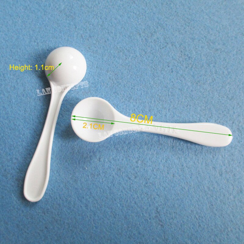 1 Gram Plastic Maatlepel 1G Hdpe Lepel Voor Medische Melkpoeder Vloeibare-Wit 200 Stks/partij