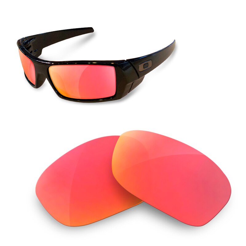 Polarisierte Kompatibel Ersatz Linsen für Oakley Gascan: Ruby - Polarized