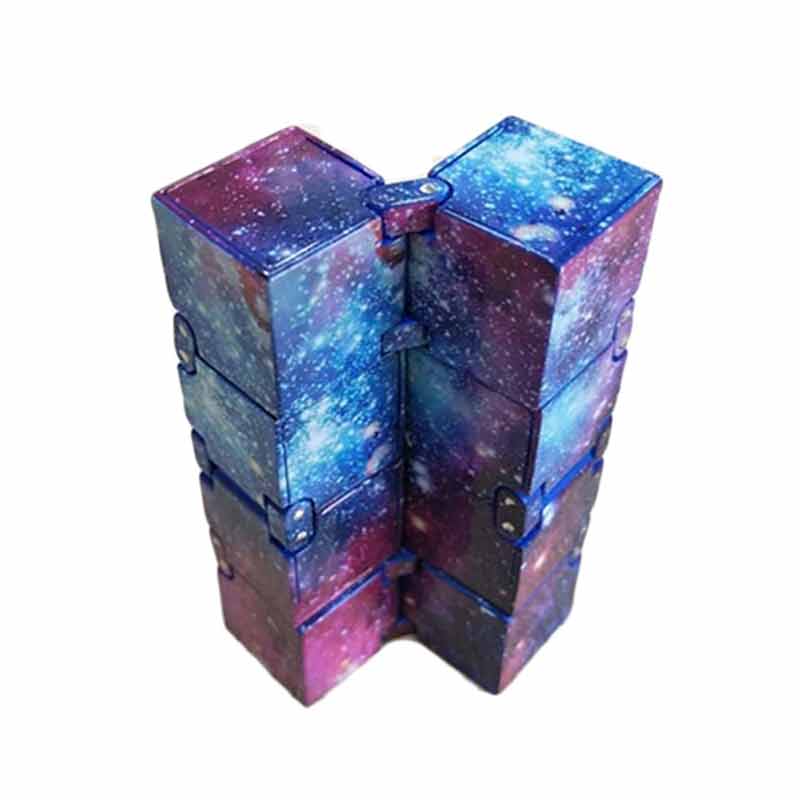 Creatieve Kantoor Infinity Cube Magic Cube Met Deksel Cubic Puzzel Kubus Decompressie Autisme Speelgoed Voor Stress En Angst Relief