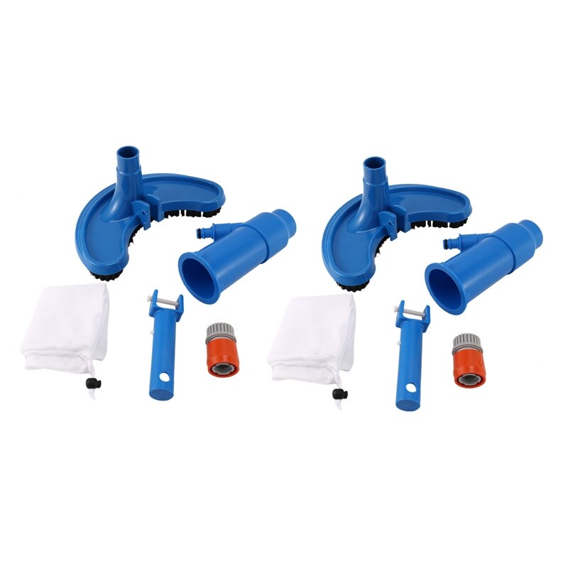 2x schwimmbad-staubsauger-reinigungswerkzeuge saugkopf teichbrunnen-staubsauger bürste feder-staubsauger: Default Title