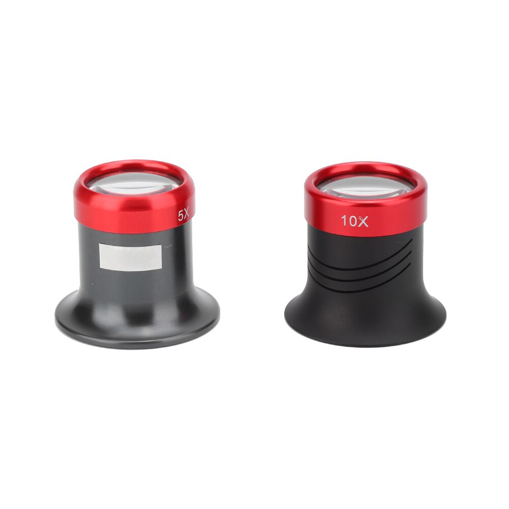 Aluminium 10X Oogvergrootglas – Compact, Voor Horloge-reparatie En Fijn Werk