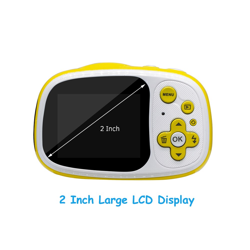 Mini Kids Digitale Camera Lcd Display 3 Meter Waterdicht Ingebouwde Oplaadbare Lithium Batterij Verjaardag Festival Voor Kids