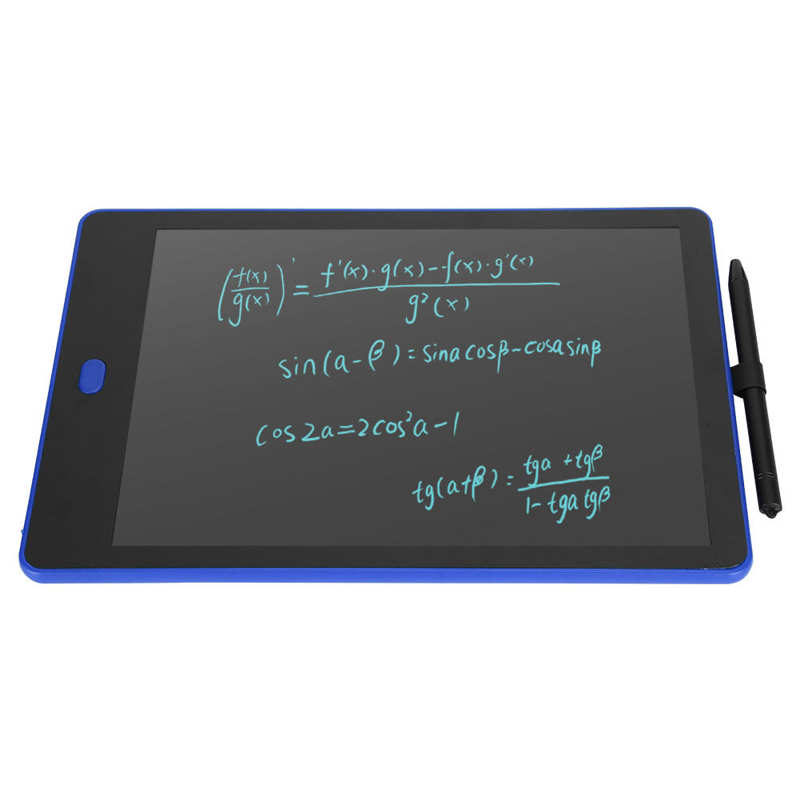 LED/LCD Handwriting Board Adjustable Color Temperature Digital Writing Drawing Graffiti Tablet for Kids Drawing Supplies Pad: Blue