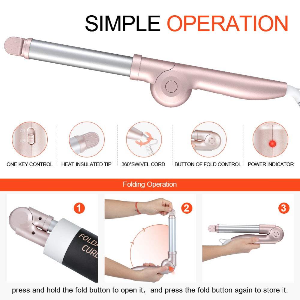 Hair Curling Iron Electric Multifunctional Hair Curler Styler Hair Waver Styling Tools Beauty Rotating Heating Hair
