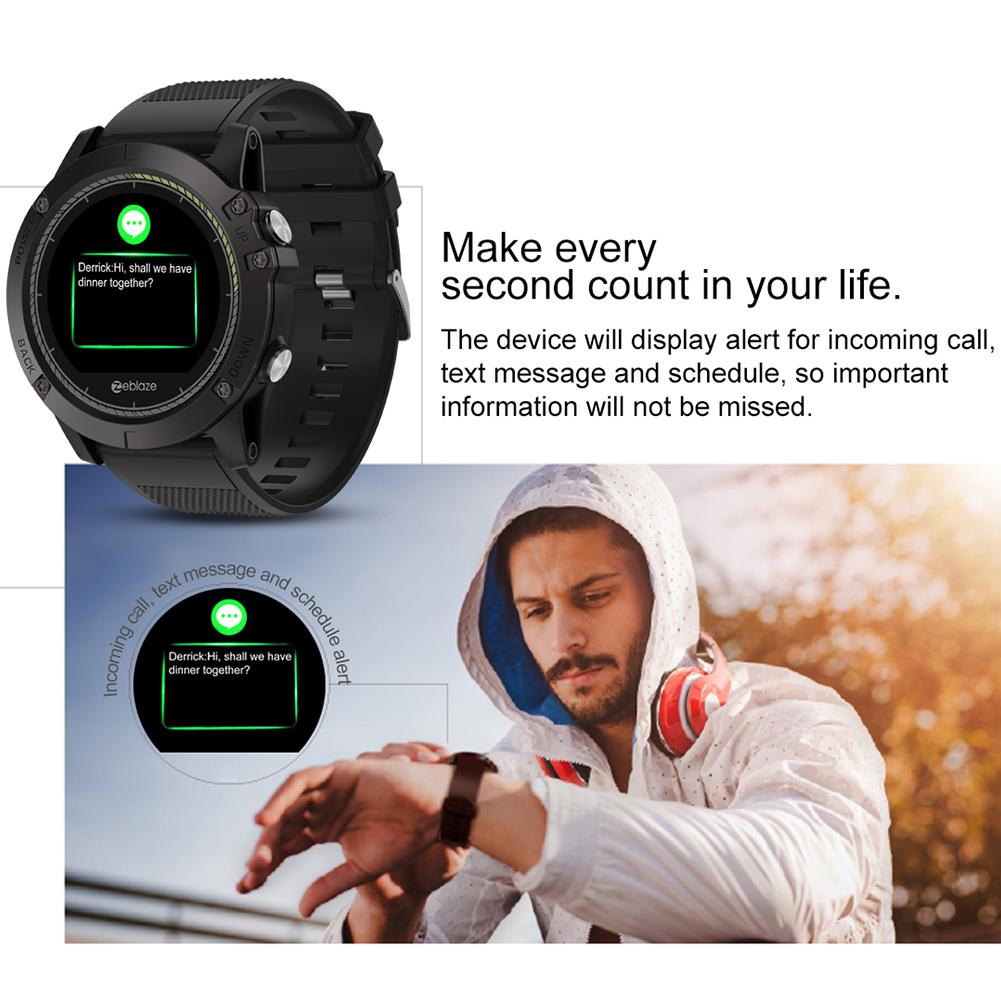 Newest Zeblaze VIBE 3 HR Smartwatch IPS Color Display Heart Rate Monitor IP67 Waterproof Sports Smart Watch Men For IOS Android