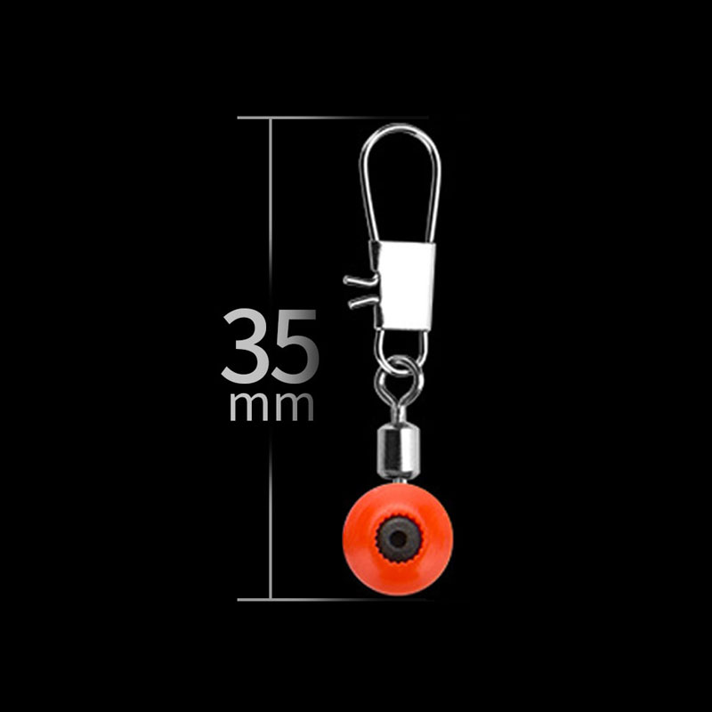 WALK FISH-flotador de pesca, 20 unids/lote, conectores de granos espaciales, herramientas de pesca de agua salada de mar, equipo de Metal de plástico: Red