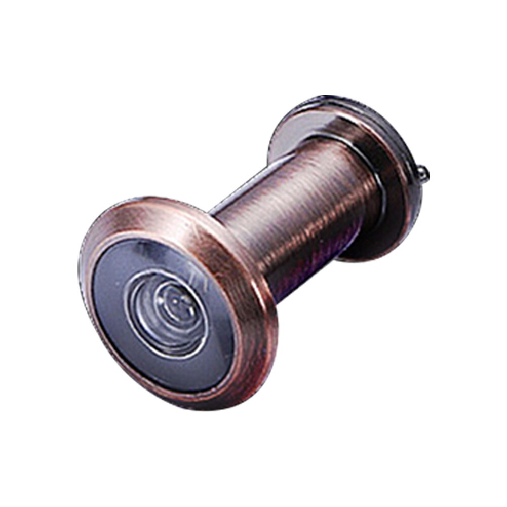 Home Security Door Viewer HD Lens Adjustable Copper House With Lid Wide Angle Anti Theft Tools Threaded Peephole Hardware: A