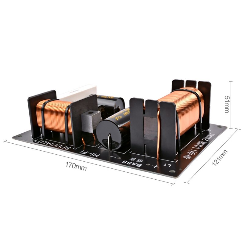 Crossover audio per auto, massimo 300 W, crossover per auto, 2 pezzi per veicolo