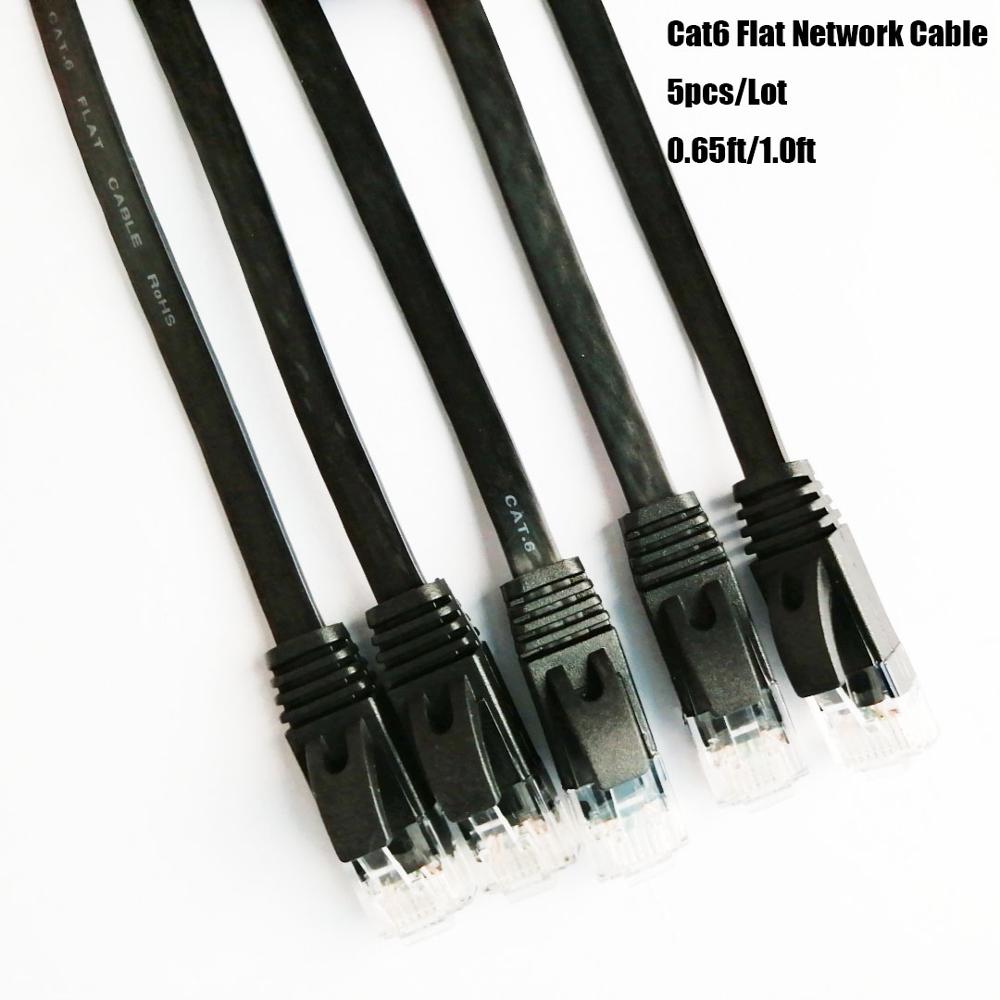 5pcs/Lot Ethernet Cable 0.2m/0.3m/0.5m/1m Cat6 UTP Wire Cable RJ45 Network Cable Patch Cord for Router Laptop