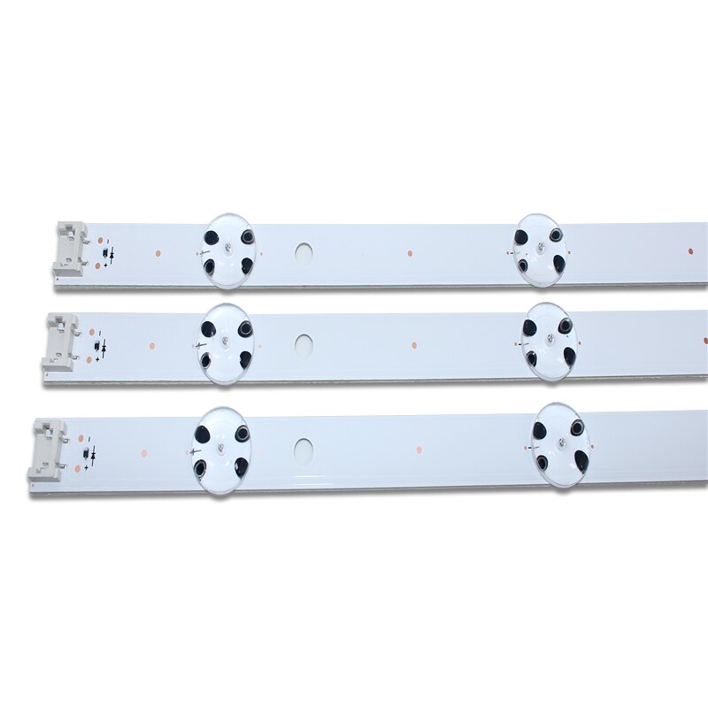 Kit  )3 stücke 8 led 850mm led-hintergrundbeleuchtung streifen für lg  hc430 dgn-slnx 1 43 uf 6400 43 uf 640v 43 uf 6407 43 uh 610v 43 uh 619v