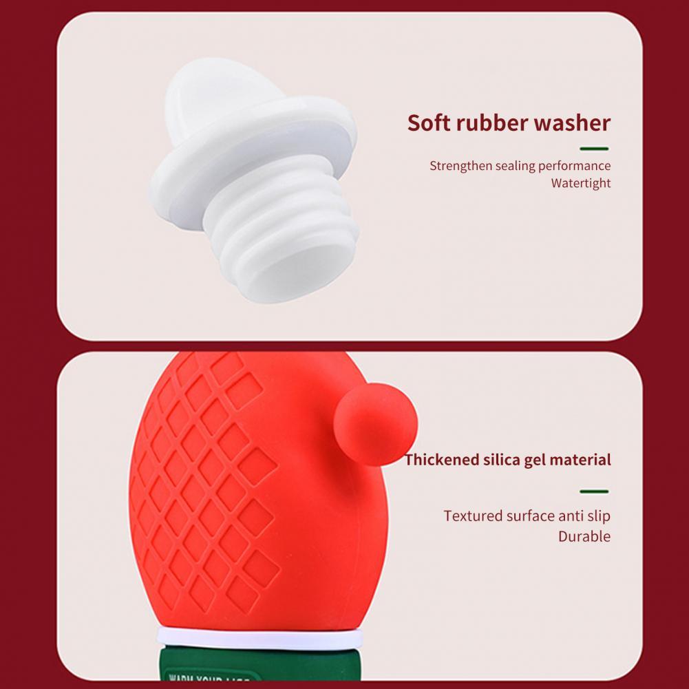 Grande scaldamani bottiglia antiscivolo forma compatta cappello grande iniezione bocca scaldamani bottiglia