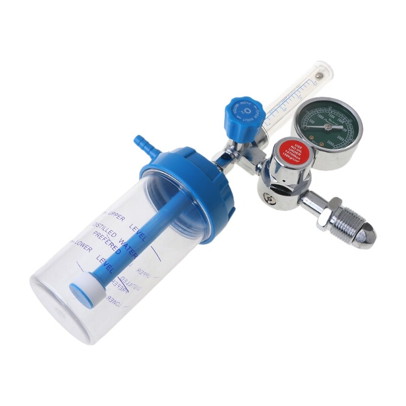 Oxygen Pressure Regulator O2 Pressure Reducer Gauge Meter Flow Gauge Gas Regulator G5/8 N20 20
