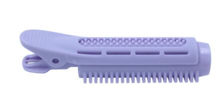 Korean hair root fluffy clip hair clip self partition seamless styling artifact bangs hair volume 2pcs: Purple