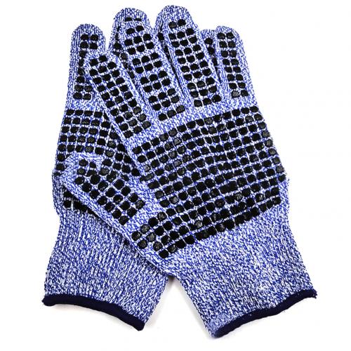 1 Pair Anti Cut Gloves Red Food Grade For Kitchen HPPE EN388 Level 5 ANSI Working protective Gloves Cut Resistant Gloves: Blue