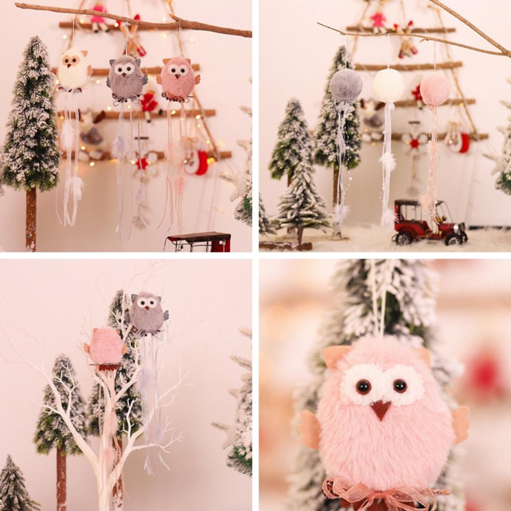 Christmas Ornaments Plush Pendant Christmas Doll Christmas Tree Plush Ball Christmas Tree Pendant