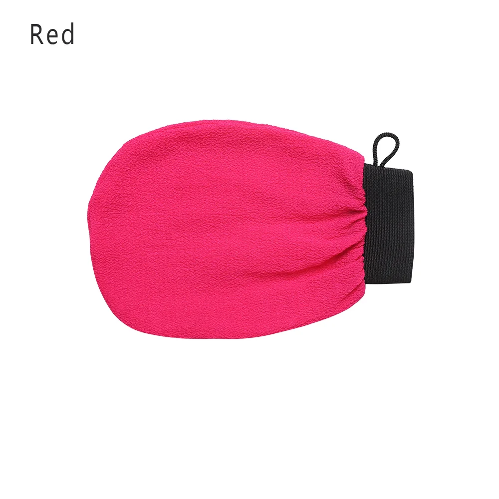 Gant de gIslande à fréquence de frottement pour le corps, bain pour éplucher, gants extensibles pour la peau, douche, brosse Linge, serviette, mousse, massage, livres, 1 pièce: green